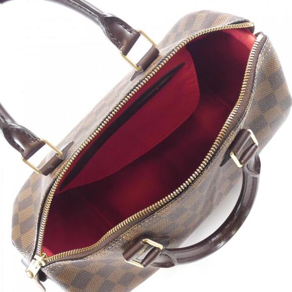 LOUIS VUITTON Brown Damier Speedy 30 Boston Bag - Picture 6 of 7